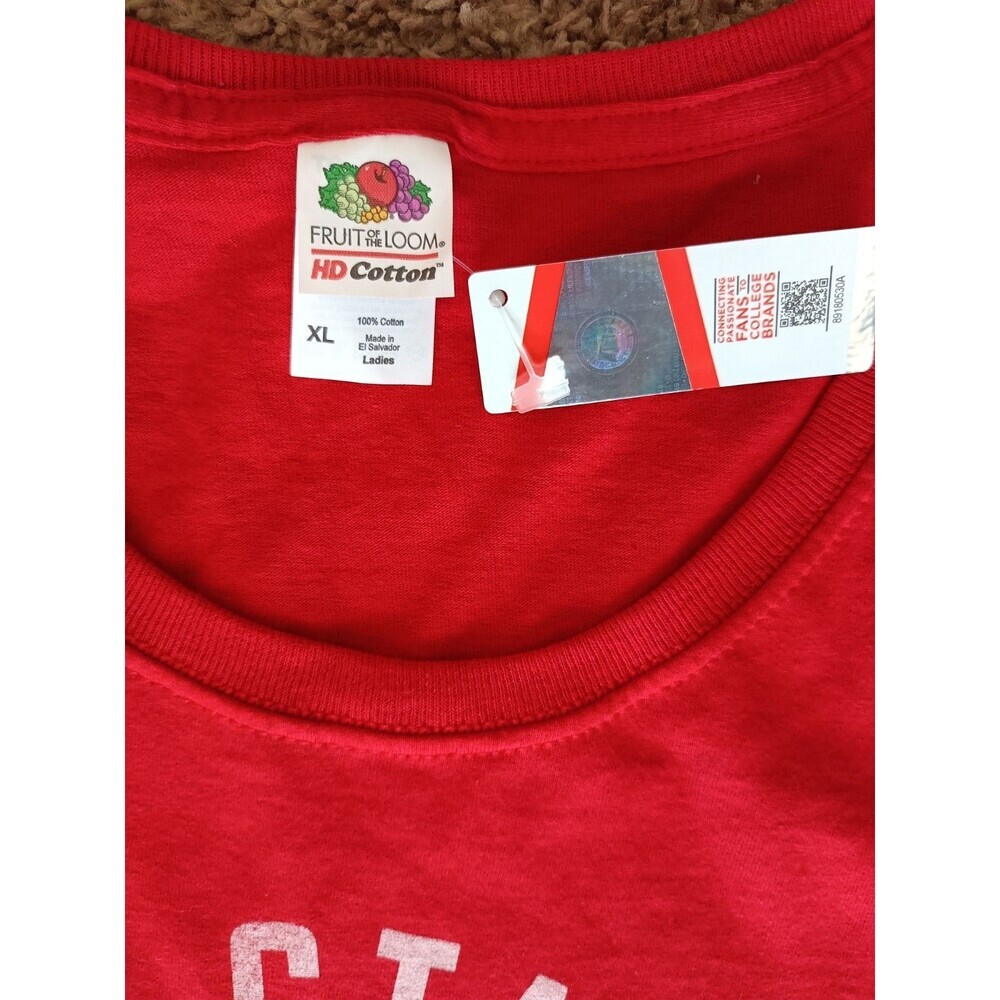 North Carolina Wolfpack T-Shirt Men's XL Red Short Sleeve - Picture 3 of 6